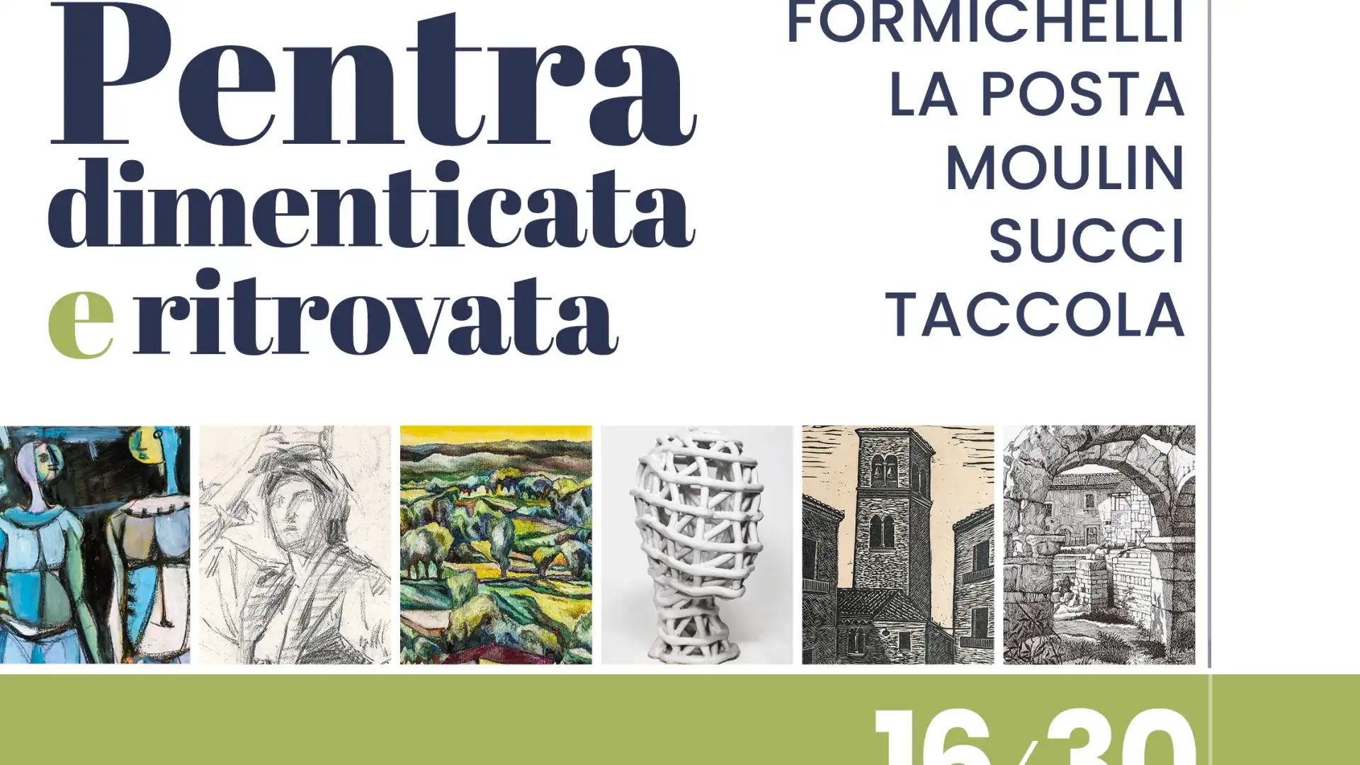 Arte pentra dimenticata e ritrovata. Ad Isernia la mostra dedicata a numerosi artisti.